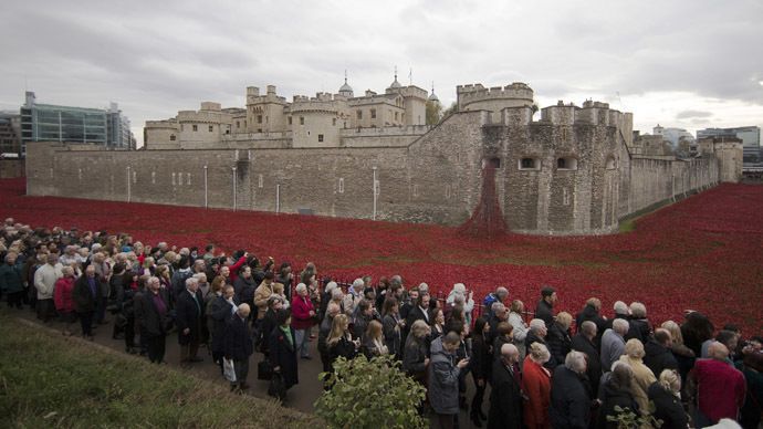 Arms firms dine at Tower of London days after ‘sea of poppies’ closed