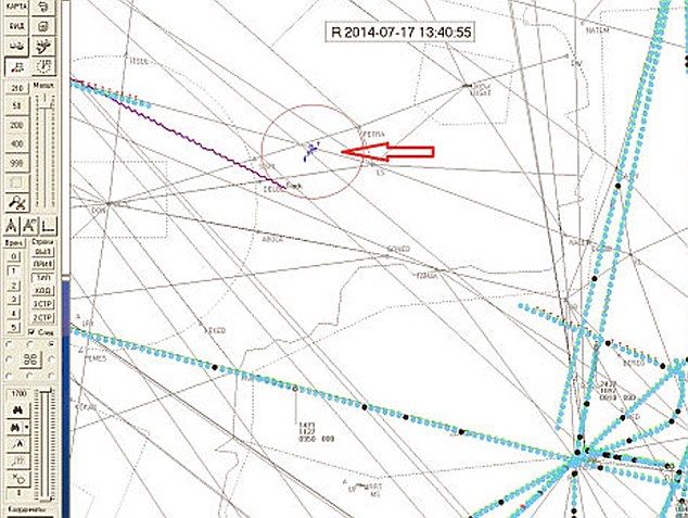 Russia produce radar data which ‘proves’ military aircraft was flying close to MH17 when it was shot down