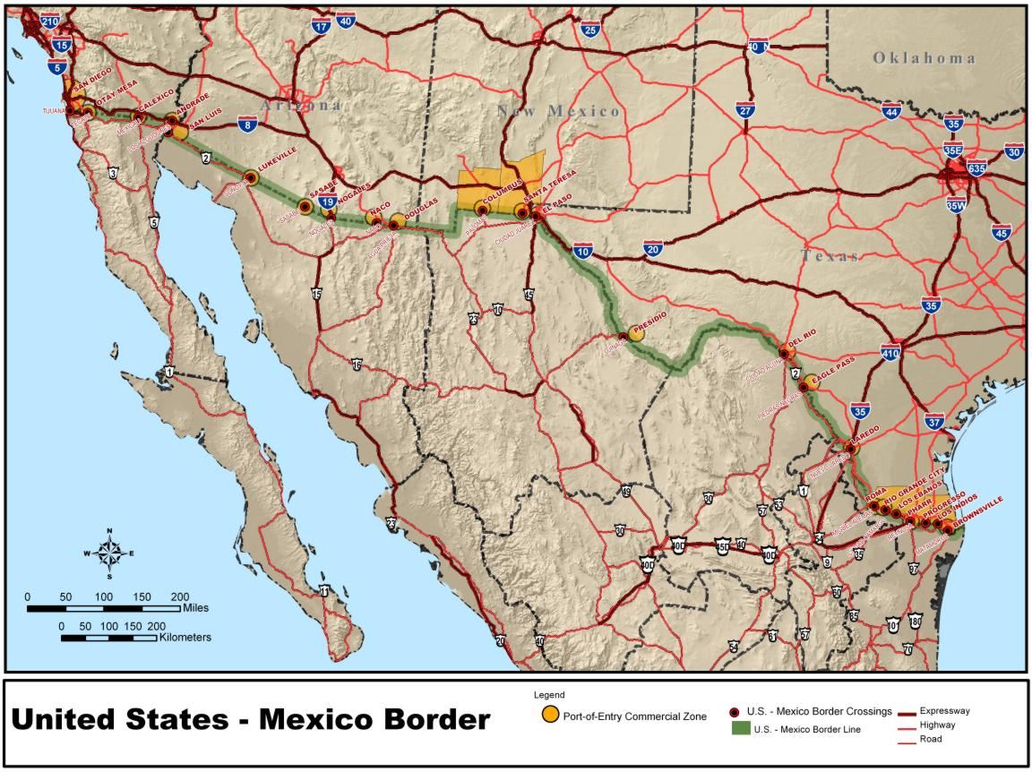 mexico united states border