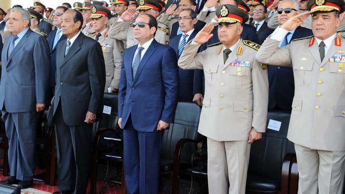Egyptian president says his regime is ready to protect Israel