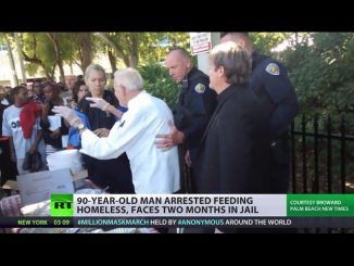 Video: City lifts law after 90yr old US veteran arrested for feeding homeless