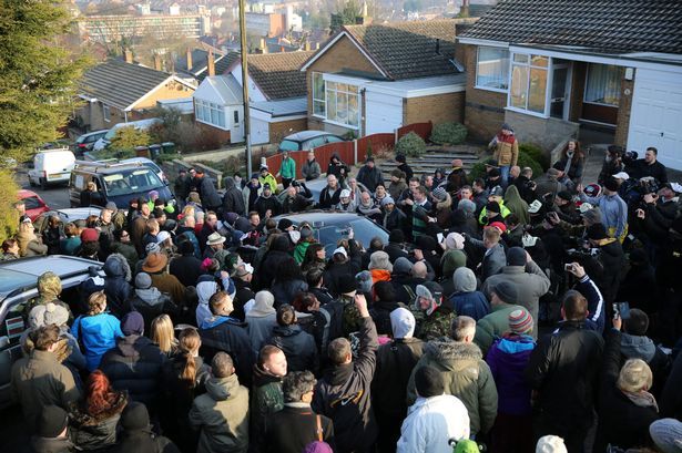 Hundreds of supporters block bailiffs from evicting 63-year-old cancer-sufferer