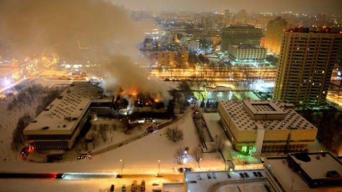 Fire devastates major Russian library, threatens rare texts and ancient documents