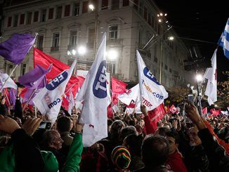 Thousands rally for Greek anti-austerity party promising end to ‘humiliation’