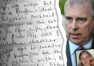 'Sex slave diary' published containing alleged intimate details about Prince Andrew