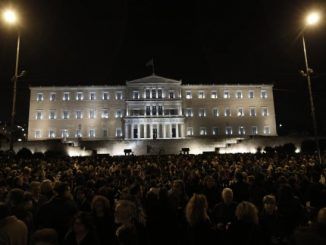 Greece: Anti-austerity protest in Athens