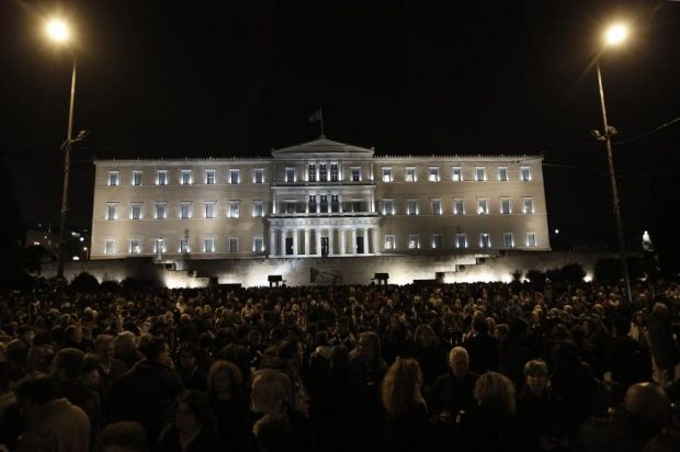 Greece: Anti-austerity protest in Athens