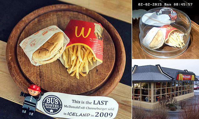 What happened to the last McDonald's meal in Iceland?