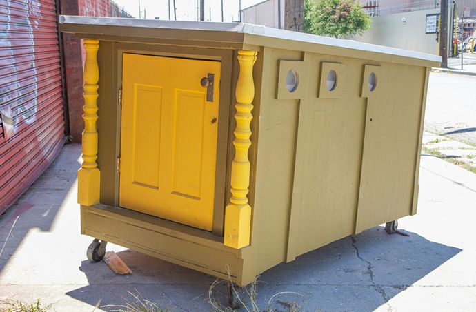 Artist Transforms Trash Into Tiny Homes For The Homeless