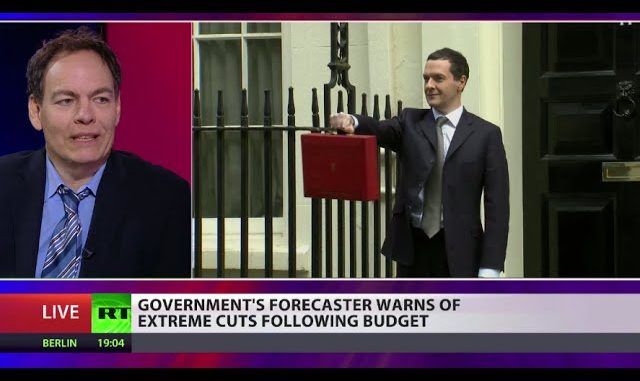 Max Keiser on UK Budget: Osborne on track to increase UK debt by 100% (Video)