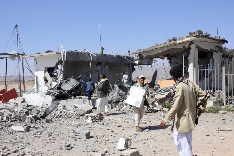 Several Dead As Airstrikes Hit Refugee Camp In Northern Yemen