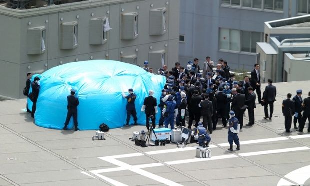 A Radioactive Drone Lands On The Office Roof Of Japanese PM
