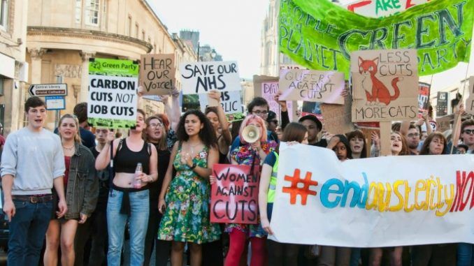 Thousands Join Teen Led Anti-Austerity Protest In Bristol