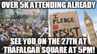 Anti-Tory protests