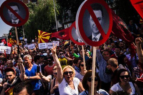 Thousands Rally In Macedonia As Political Unrest Unfolds
