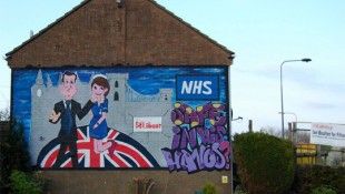 NHS nurse mural