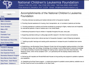 Children’s Leukemia Charirty