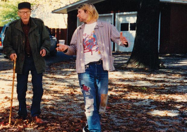 Kurt Cobain meeting William Burroughs in 1993