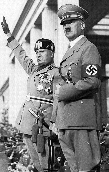 The Godfathers of Fascism and Racial Mass Murder, Benito Mussolini and Adolf Hitler
