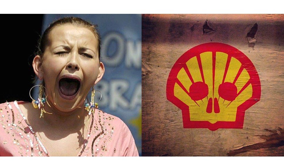 Charlotte Church protests Shell's arctic drilling by singing protest song
