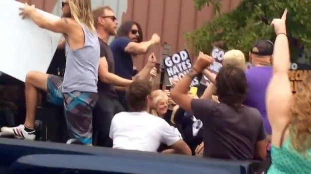 Rock group The Foo Fighters hit back at Westboro Baptist Church Rickrollin' them in this hillarious video