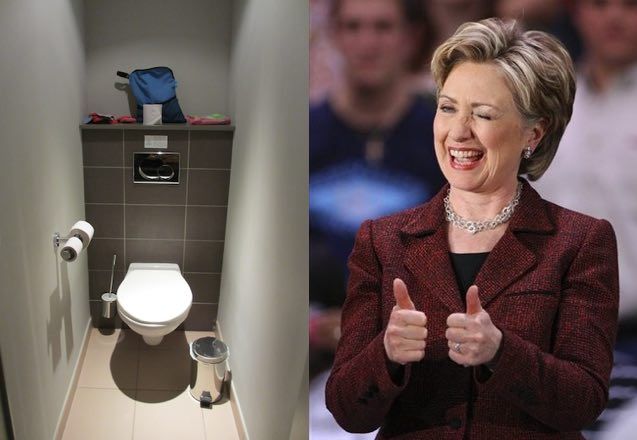 An IT firm have revealed that Hillary Clinton stored the server containing top secret government emails in her home bathroom whilst she was Secretary of State