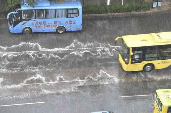 A mysterious white foam has been seen raining down on the streets of Tianjin, China following the explosions a few days ago