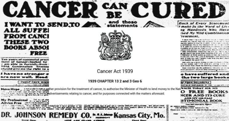 1939 cancer act
