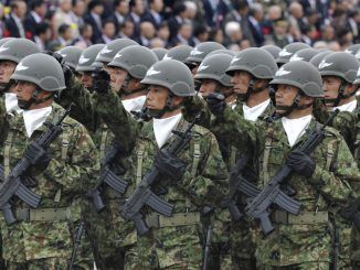 New law passed in Japan will allow Japanese troops to fight abroad for the first time since World War 2