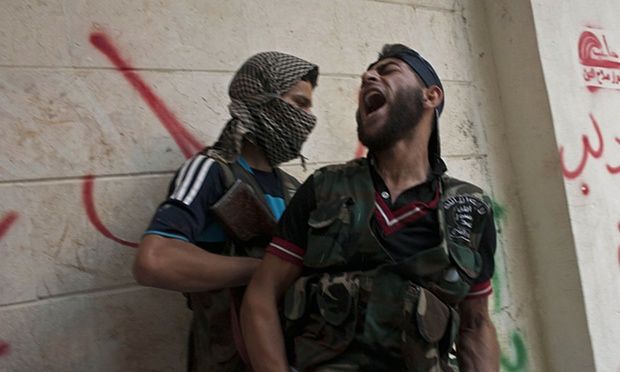 Syrian Rebel on Captagon