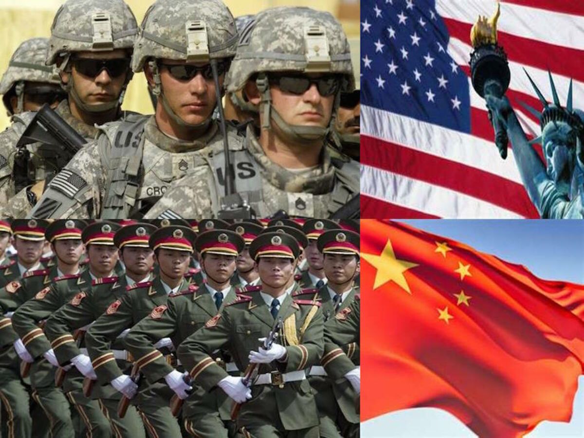 Россия против сша нато. Китай против США. Армия Китая против армии США. Американские и китайские войска.