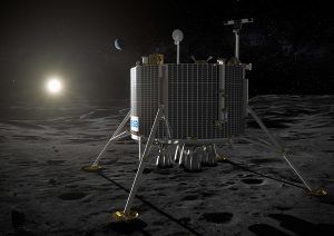 An ESA sketch of a lunar lander. © ESA 