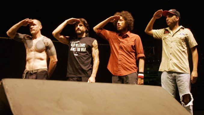 Rage against the machine say that US elections are rigged and ISIS is fake