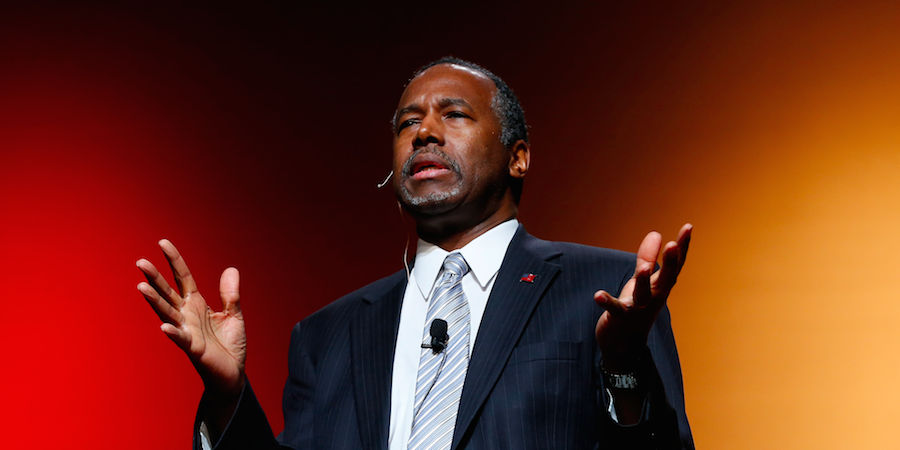 Presidential candidate Ben Carson said in a speech that he believes the New World Order (NWO) are trying to destroy America