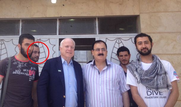 Senator John McCain has been caught yet again - this time posing with the ISIS chief a few years ago