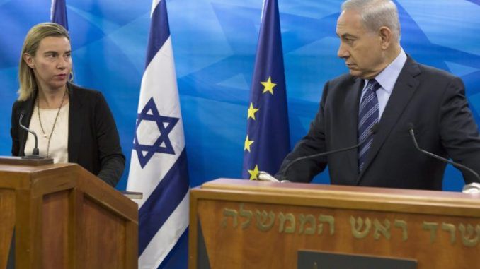 Israel temporarily suspends contact with the European Union over labelling row