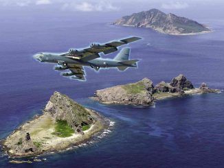 B-52 bombers flown over the disputed islands near China