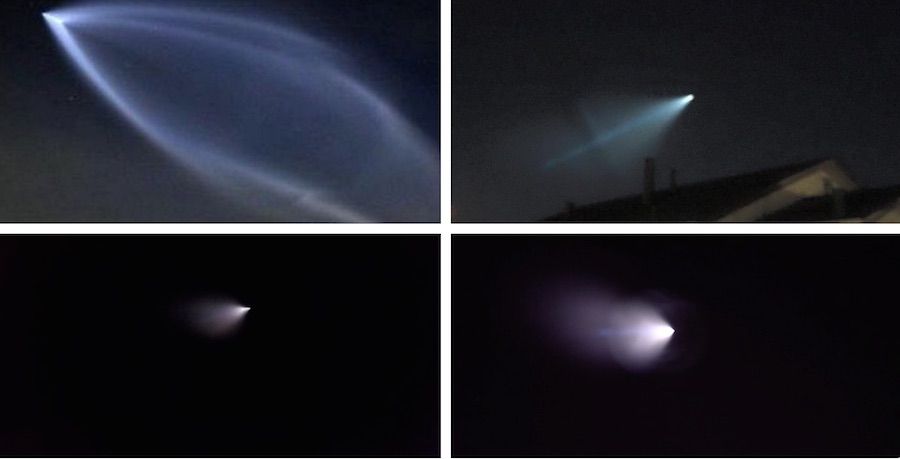 Is it a UFO or a missile? Strange objects light up the sky across California on Saturday night