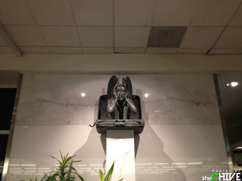 Denver International Airport demonic statue