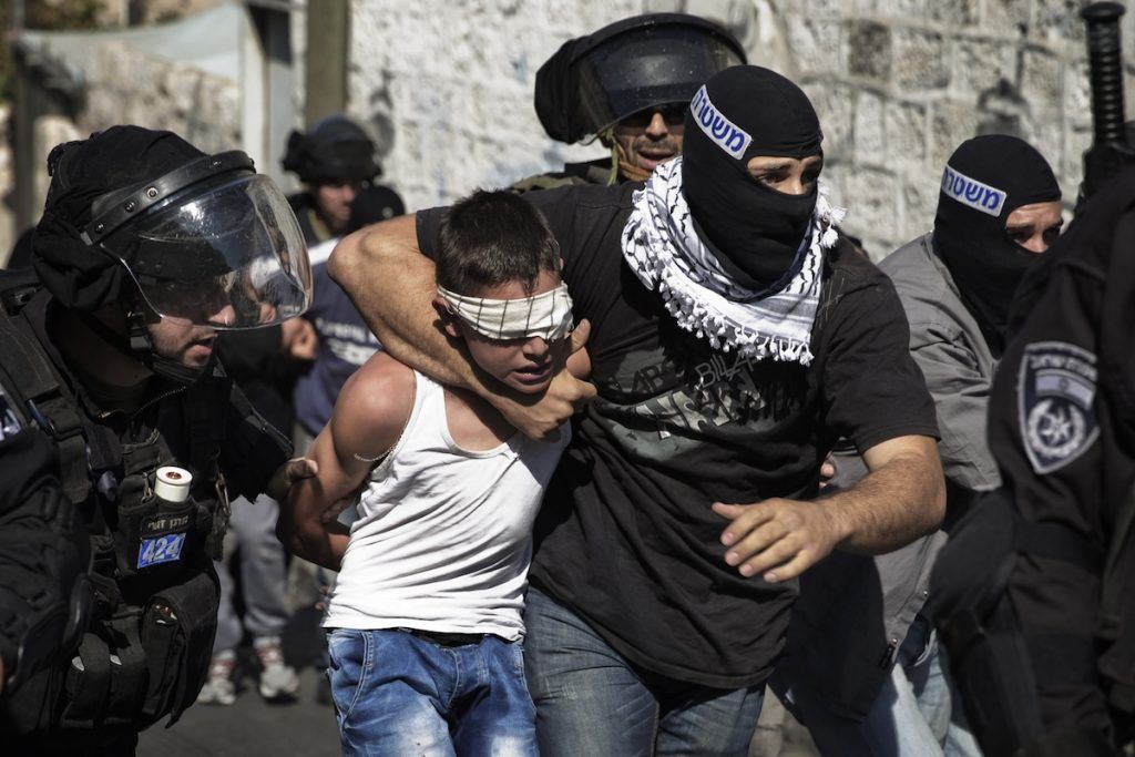 Israel have arrested 1200 Palestinian children in the month of October alone