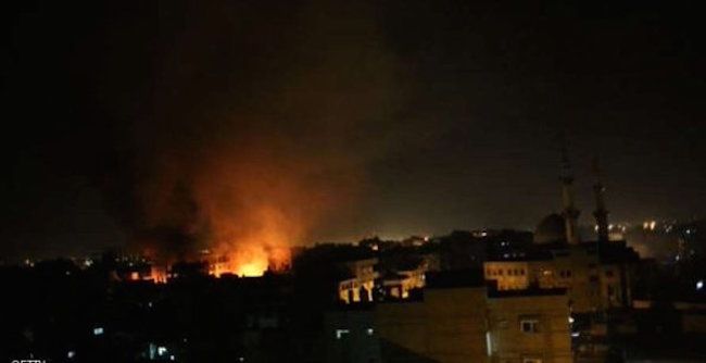 Israeli jets strike Gaza on Sunday 13 December