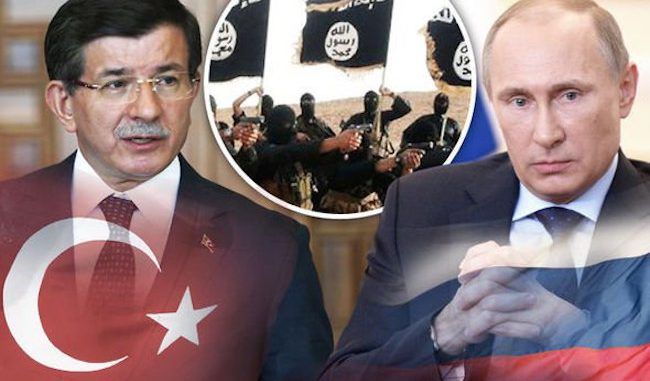 Russia continue to accuse Turkey of being ISIS allies, stepping up World War III rhetoric