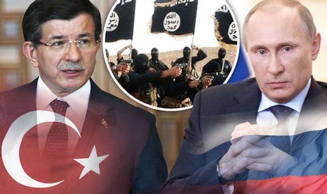 Russia continue to accuse Turkey of being ISIS allies, stepping up World War III rhetoric
