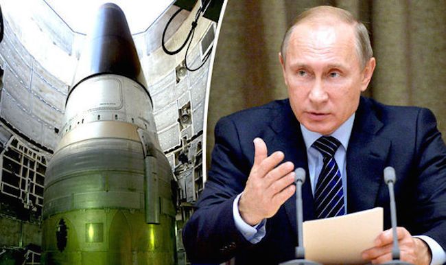 Putin orders nuclear troops to be on high alert as US chemical weapons plot uncovered