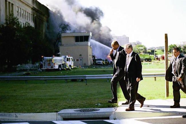 Donald Rumsfeld admits that a missile hit the pentagon during the 9/11 attacks