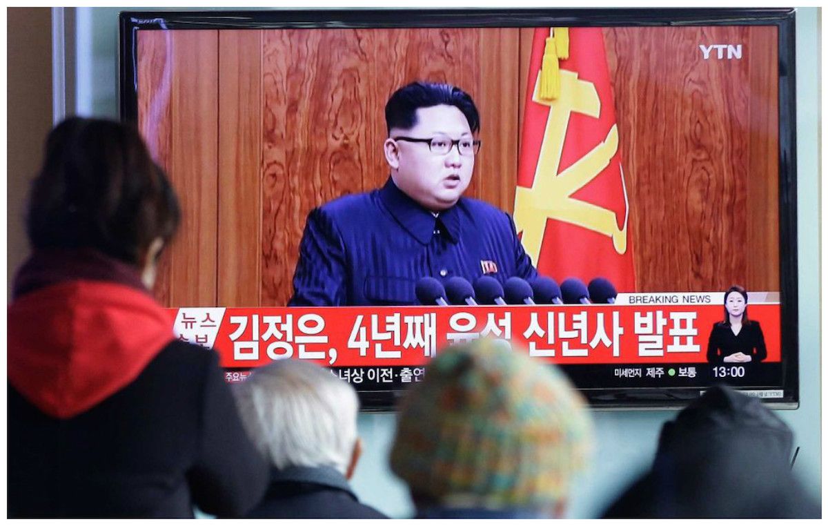 Kim Jong-un announces that North Korea are ready for war, in his New Year speech