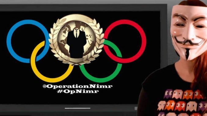 Anonymous say Saudi Arabia should be banned from participating in the Olympic Games