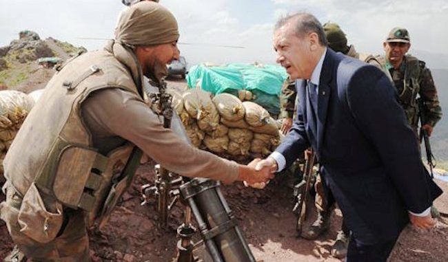 Turkish leader Erdogan using ISIS militants to kill Kurds in Syria