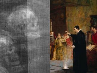 Secret skulls found hidden within Victorian painting reveal England's occult history