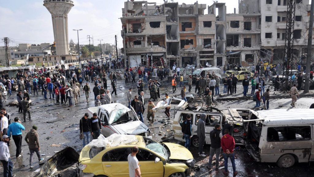 140 Dead In Multiple Blasts In Damascus & Homs in Syria